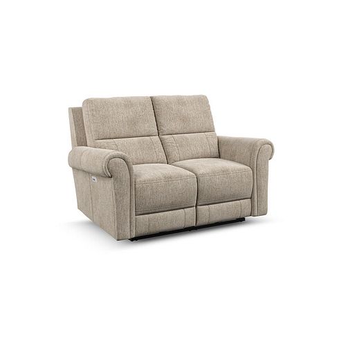 Colorado 2 Seater Electric Recliner in Jetta Beige Fabric