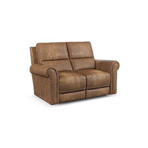 Colorado 2 Seater Sofa in Ranch Brown Fabric