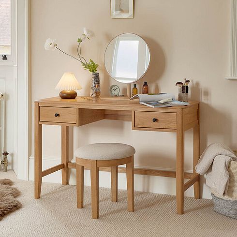 Corton Natural Oak Dressing Table