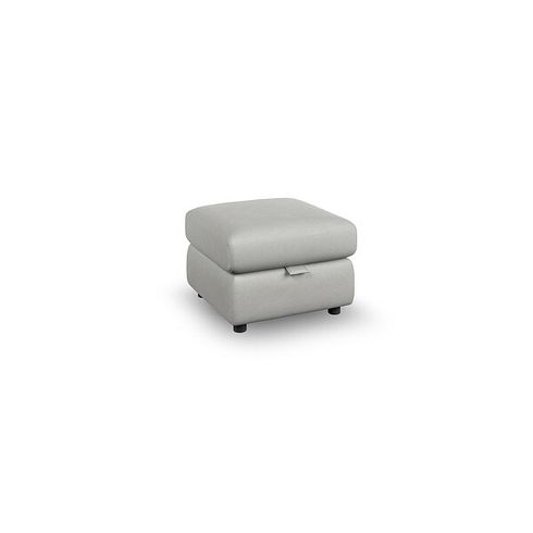 Dalton Storage Footstool in Bella Lead Grey Fabric