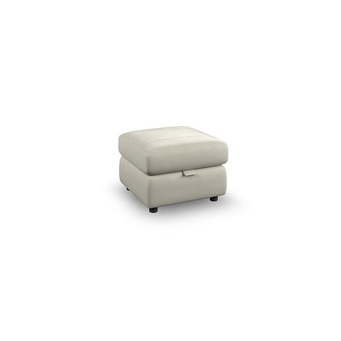 Dalton Storage Footstool in Bone China Leather