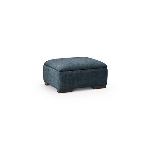 Dewsbury Storage Footstool in Milo Navy Fabric