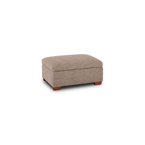 Eastbourne Storage Footstool in Dorset Beige Fabric