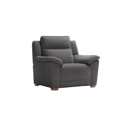 Dune Armchair in Sense Dark Grey Fabric