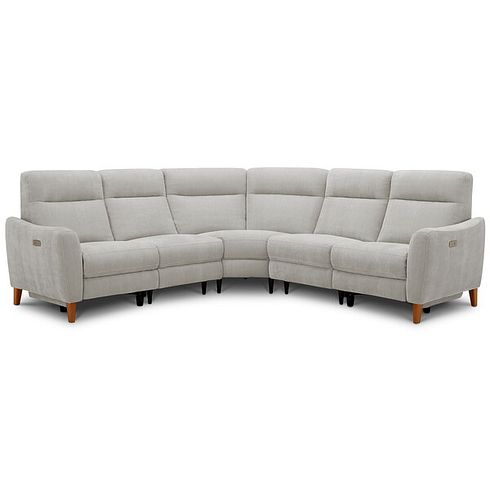 Dylan Large Corner Power Recliner Sofa in Amigo Dove Fabric