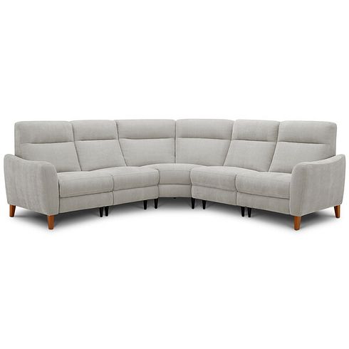 Dylan Large Corner Sofa in Amigo Dove Fabric