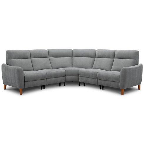 Dylan Large Corner Sofa in Amigo Granite Fabric