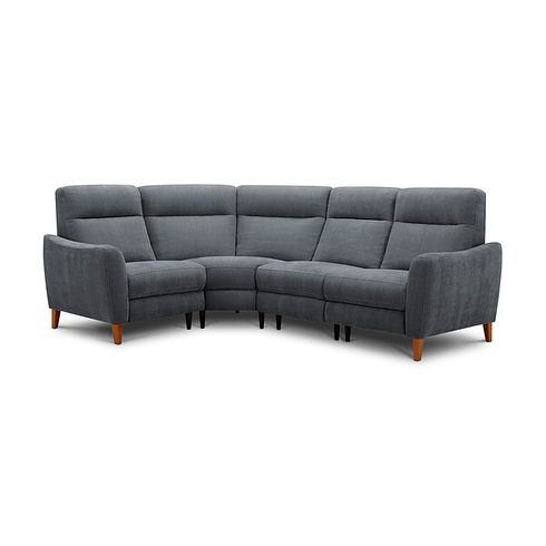 Dylan Right Hand Corner Sofa in Amigo Coal Fabric