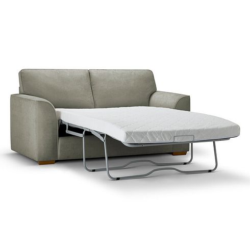 Eastley 2 Seater Sofa Bed in Limoge Green Fabric with Beige Scatters