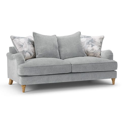 Eloise 3 Seater Pillow Back Sofa in Marlan Casper Fabric
