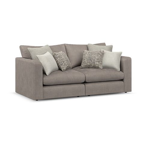 Elston 2 Seater Modular Sofa in Penny Clay Fabric - Group 8
