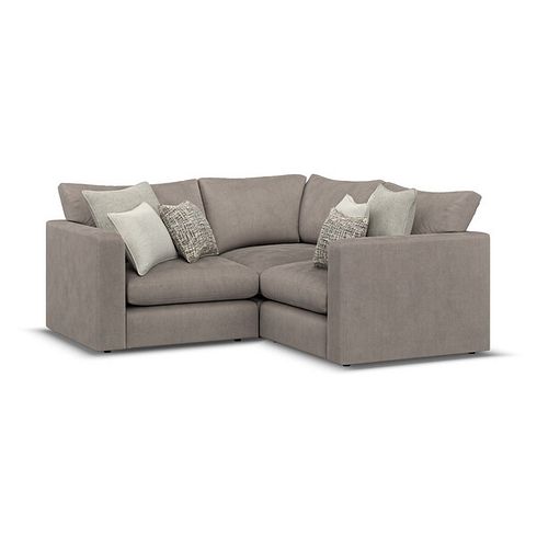 Elston 3 Seat Modular Corner Sofa in Penny Clay Fabric - Group 1