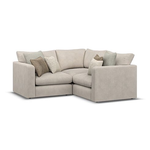 Elston 3 Seat Modular Corner Sofa in Penny Dove Fabric - Group 1