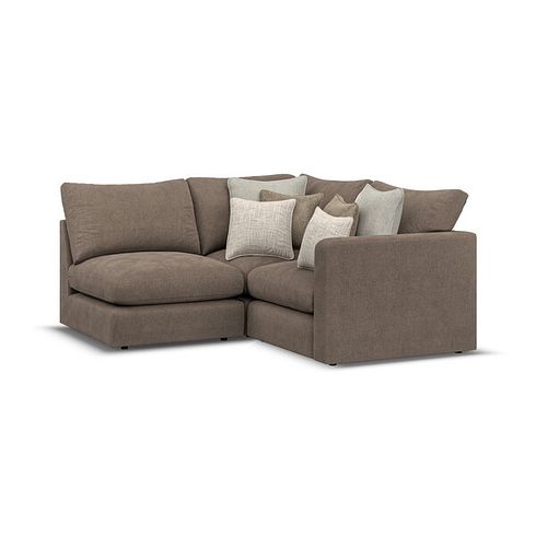 Elston 3 Seat Right Hand Modular Corner Sofa in Penny Burrow Fabric - Group 7