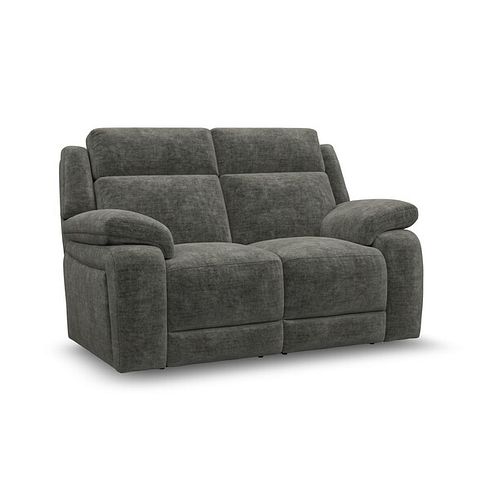 Emerson 2 Seater Sofa in Plush Charcoal Fabric