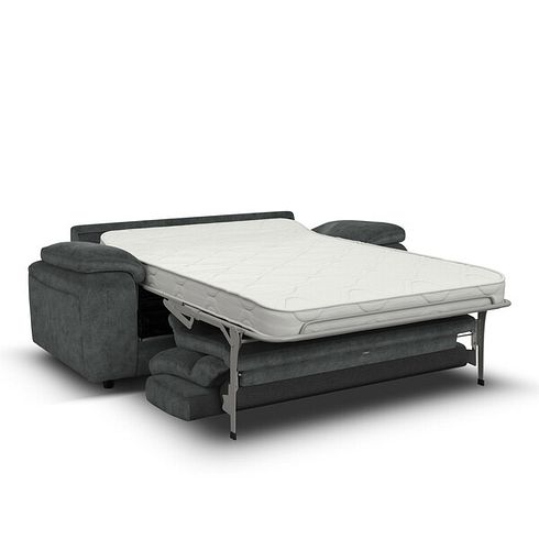 Emerson 3 Seater Sofa Bed in Dapple Grey Fabric