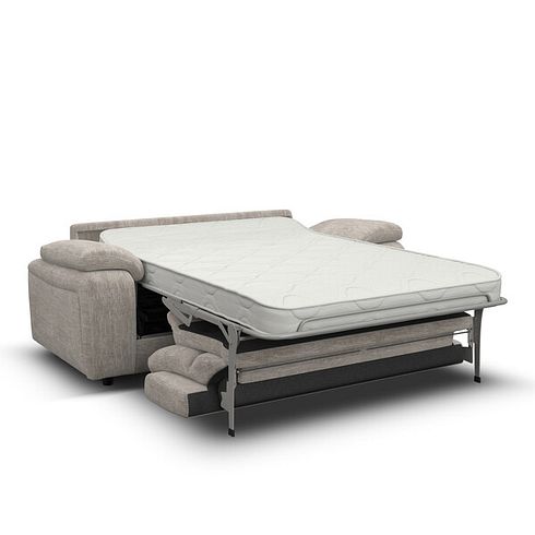 Emerson 3 Seater Sofa Bed in Luxe Natural Fabric