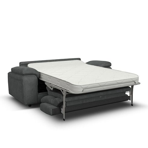 Emerson 3 Seater Sofa Bed in Miller Grey Fabric