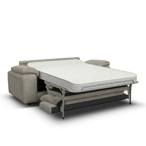 Emerson 3 Seater Sofa Bed in Miller Taupe Fabric