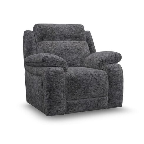Emerson Armchair in Luxe Charcoal Fabric