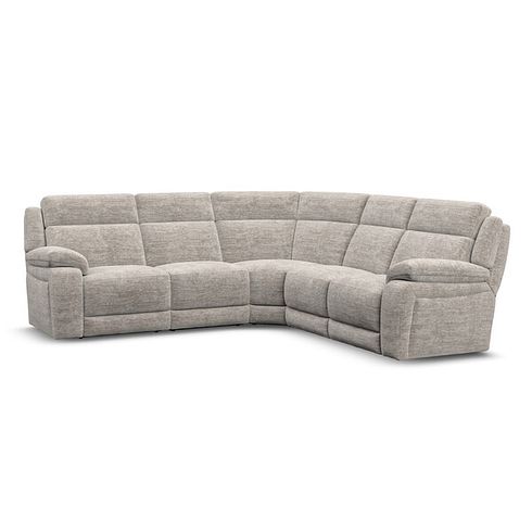 Emerson Large Corner Sofa in Luxe Natural Fabric