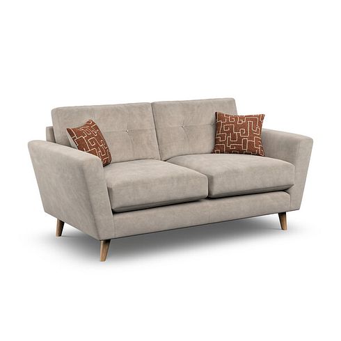 Emery 2 Seater Sofa in  Freya Oatmeal Fabric