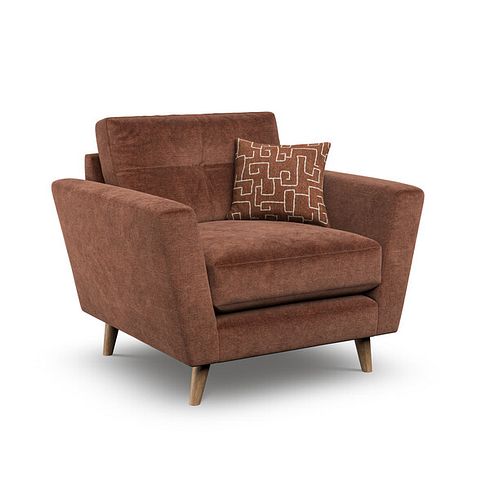 Emery Armchair in Freya Rust Fabric