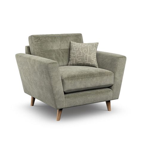 Emery Armchair in Freya Soft Fern Fabric