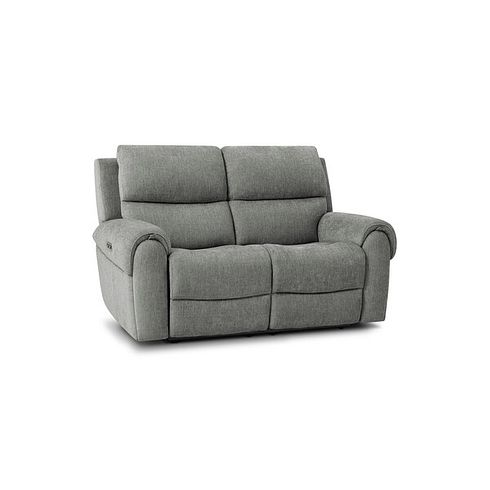 Ezra 2 Seater Electric Recliner in Darwin Mushroom Fabric