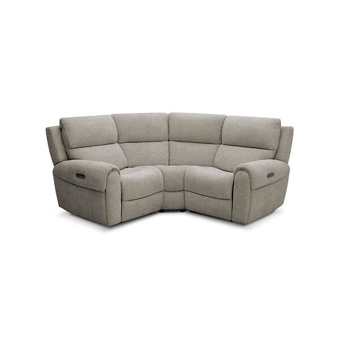 Ezra Group 1 Electric Recliner in Hopsack Linen Fabric