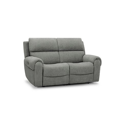 Ezra Group 8 Electric Recliner with Power Headrest & Lumbar Support in Darwin Mushroom Fabric