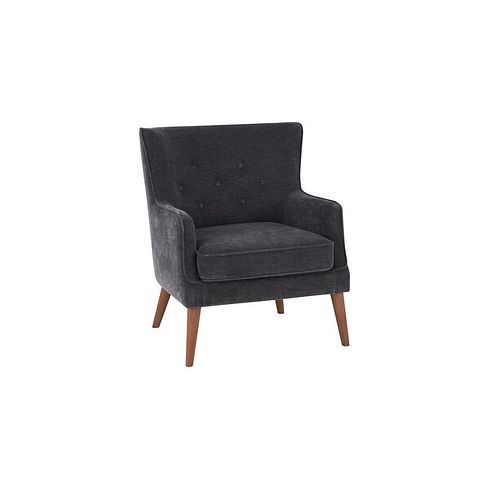 Franklin Accent Chair in Amigo Coal Fabric