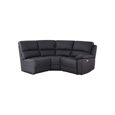 Goodwood Electric Reclining Modular Group 7 in Black Leather