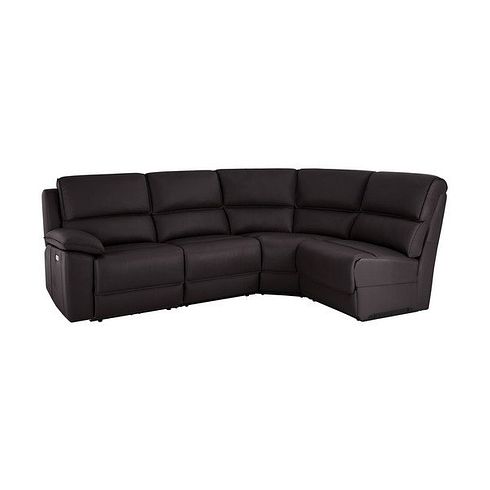 Goodwood Electric Reclining Modular Group 4 in Brown Leather