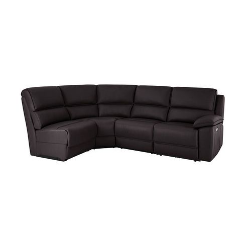 Goodwood Electric Reclining Modular Group 5 in Brown Leather