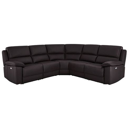 Goodwood Electric Reclining Modular Group 3 in Brown Leather