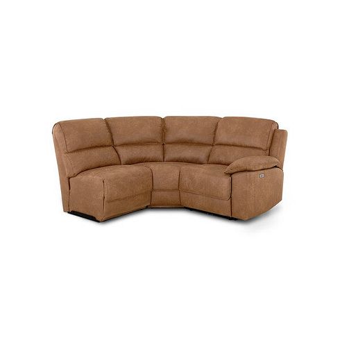 Goodwood Electric Reclining Modular Group 7 in Ranch Brown Fabric