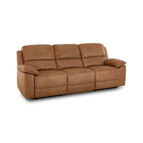 Goodwood Electric Reclining Modular Group 9 in Ranch Brown Fabric