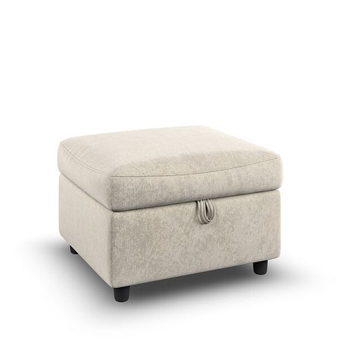 Hadley Storage Footstool in Amigo Linen Fabric