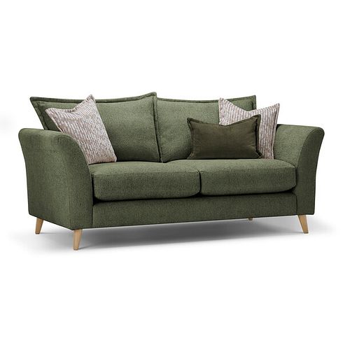 Hoxley 3 Seater Sofa in Leo Forest fabric