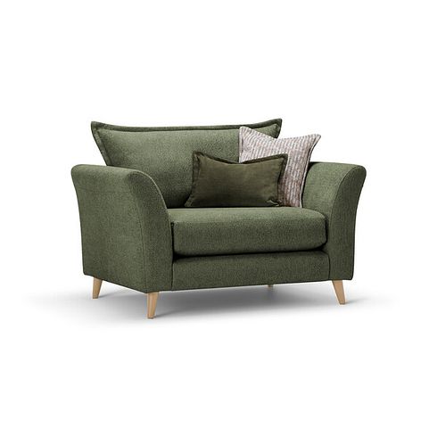 Hoxley Loveseat in Leo Forest fabric