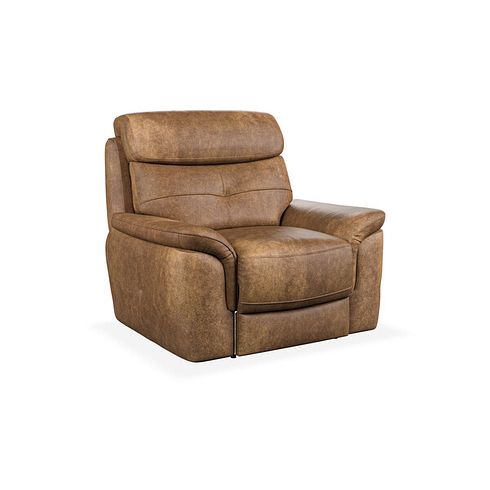 Iver Armchair in Ranch Brown Fabric