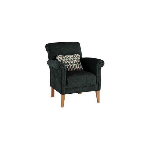 Jasmine Accent Chair in Orkney Forest with Newton Forest Bolster