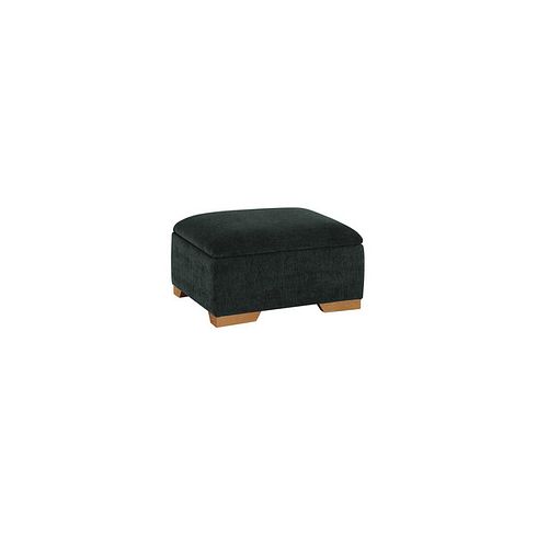 Jasmine Storage Footstool in Orkney Forest Fabric