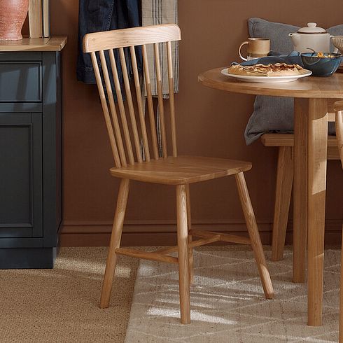 Kingham Natural Oak Spindle Chair