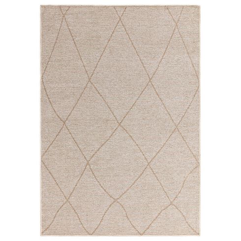 Lattice Rug 160 x 230cm - Cream