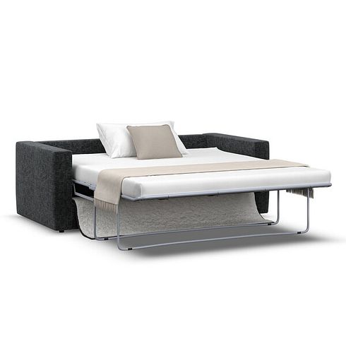 Malvern 2 Seater Sofa Bed in Charcoal fabric