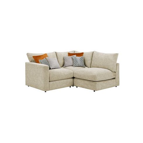 Malvern 3 Seat Left Hand Modular Corner Sofa in Beige fabric - Group 6