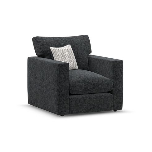 Malvern Armchair in Charcoal fabric