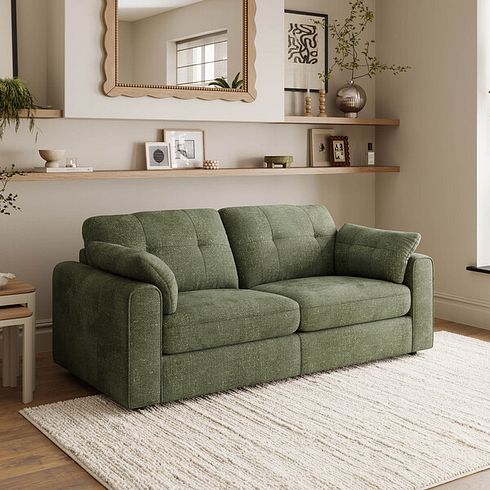 Marley 2 Seater Modular Sofa in Lila Pine Fabric - Group 8